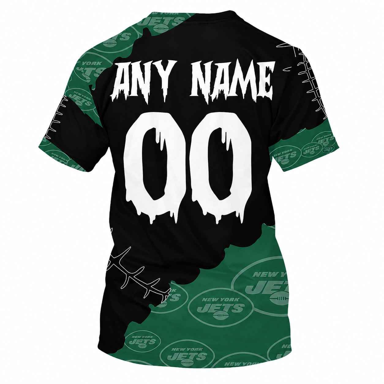 Limited Edition – Customized NFL New York Jets Halloween Skull Apparel For Fans - Image 2