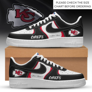 Limited Edition – Customized NFL Kansas City Chiefs Air Force 1 Shoes
