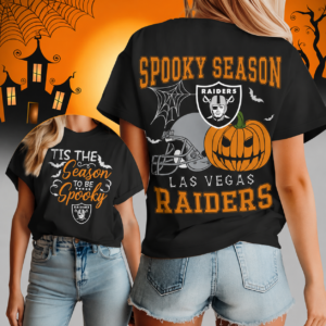 Limited Edition – Customized NFL Las Vegas Raiders Halloween T-Shirt