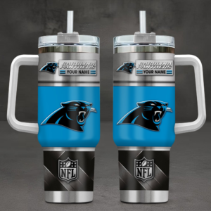 Limited Edition – Customized NFL Carolina Panthers Tumbler Cup