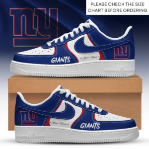 Limited Edition – Customized NFL New York Giants Air Force 1 Shoes