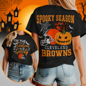 Limited Edition – Customized NFL Cleveland Browns Halloween T-Shirt