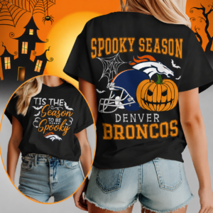 Limited Edition – Customized NFL Denver Broncos Halloween T-Shirt