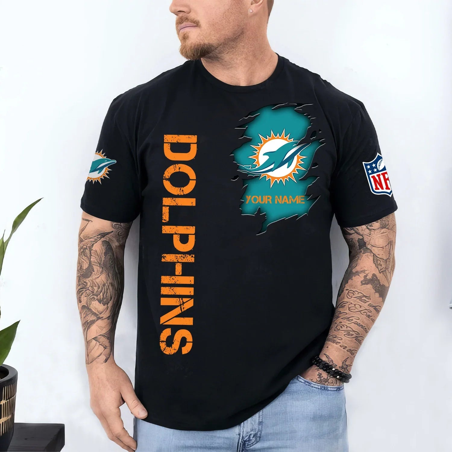 Limited Edition – Customized NFL Miami Dolphins Unisex T-Shirt