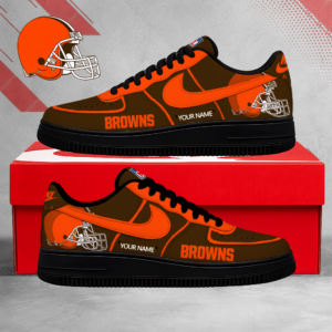 Limited Edition – Customized NFL Cleveland Browns Air Force 1 Shoes