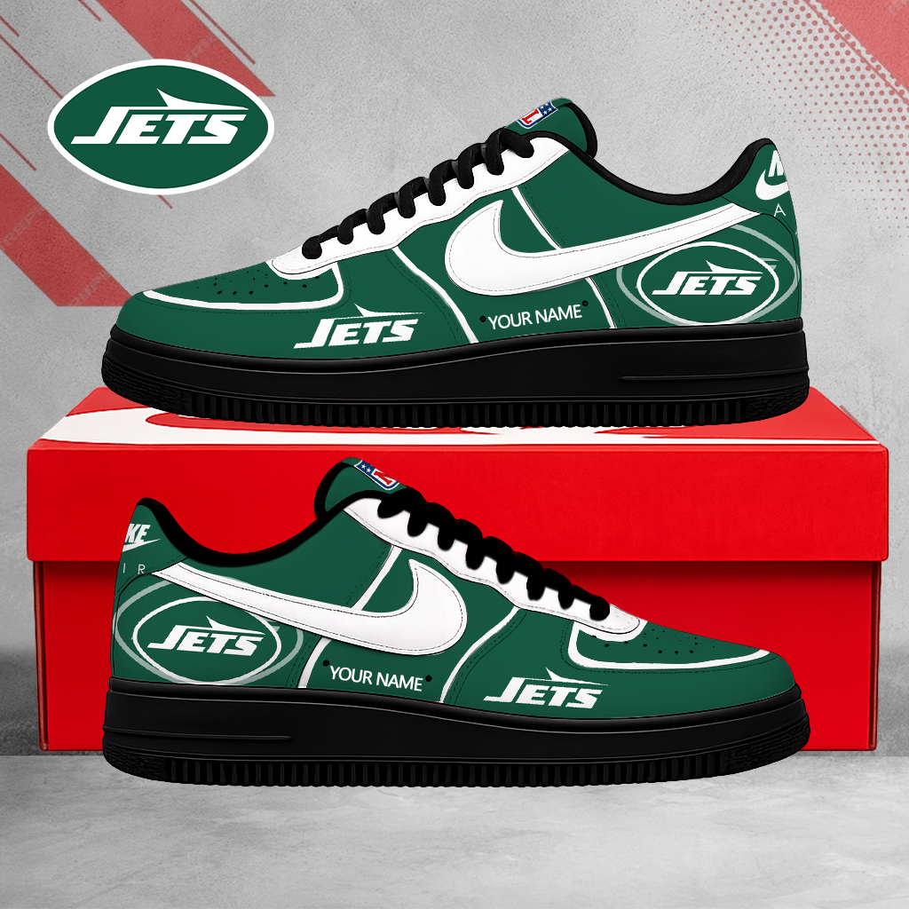 Limited Edition – Customized NFL New York Jets Air Force 1 Shoes
