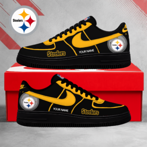 Limited Edition – Customized NFL Pittsburgh Steelers Air Force 1 Shoes