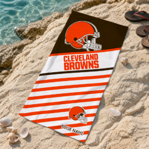 Limited Edition – Customized NFL Cleveland Browns Beach Towel