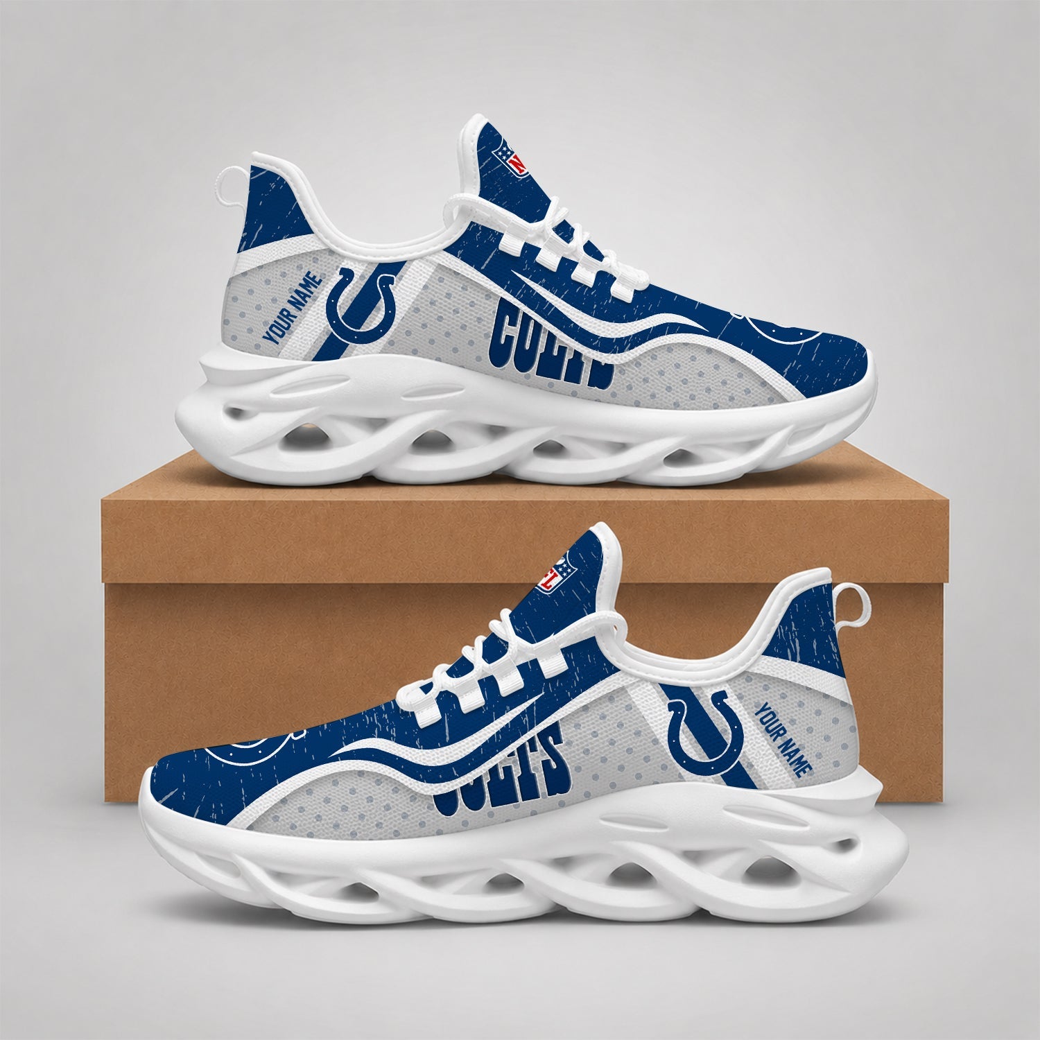 Limited Edition – Customized NFL Indianapolis Colts Max Soul Shoes