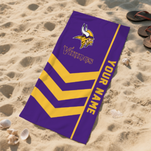 Limited Edition – Customized NFL Minnesota Vikings Beach Towel