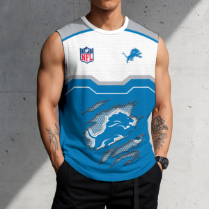 Limited Edition – Customized NFL Detroit Lions Men’s Gym Shirt