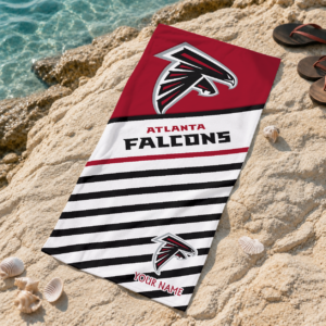 Limited Edition – Customized NFL Atlanta Falcons Beach Towel