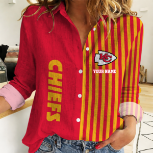 Limited Edition – Customized NFL Kansas City Chiefs Women Casual Shirt