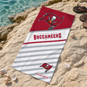 Limited Edition – Customized NFL Tampa Bay Buccaneers Beach Towel