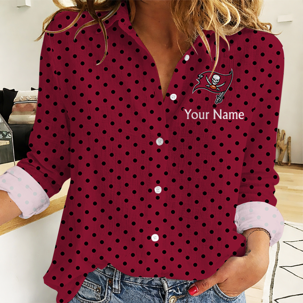 Limited Edition – Customized NFL Tampa Bay Buccaneers Women Casual Shirt