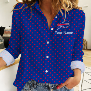 Limited Edition – Customized NFL Buffalo Bills Women Casual Shirt