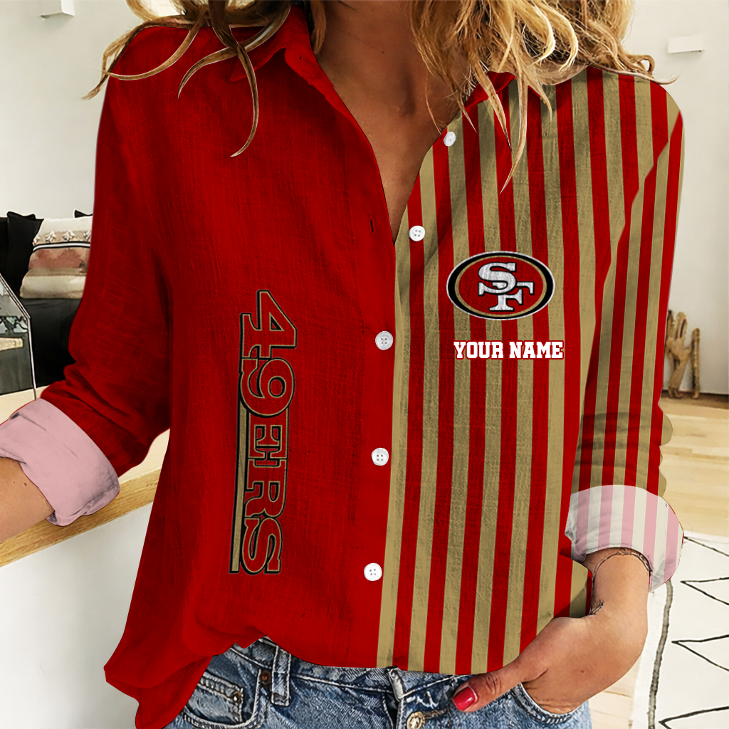 Limited Edition – Customized NFL San Francisco 49Ers Women Casual Shirt