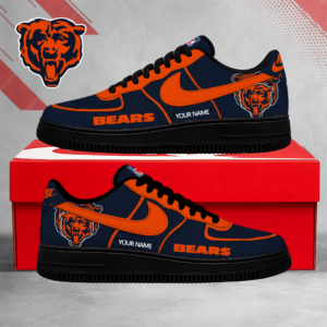 Limited Edition – Customized NFL Chicago Bears Air Force 1 Shoes