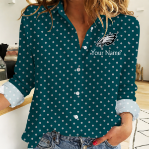 Limited Edition – Customized NFL Philadelphia Eagles Women Casual Shirt