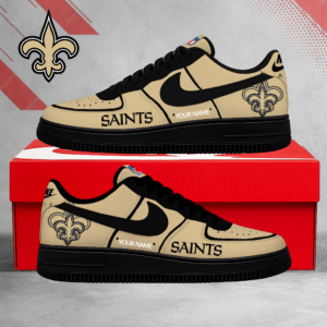 Limited Edition – Customized NFL New Orleans Saints Air Force 1 Shoes