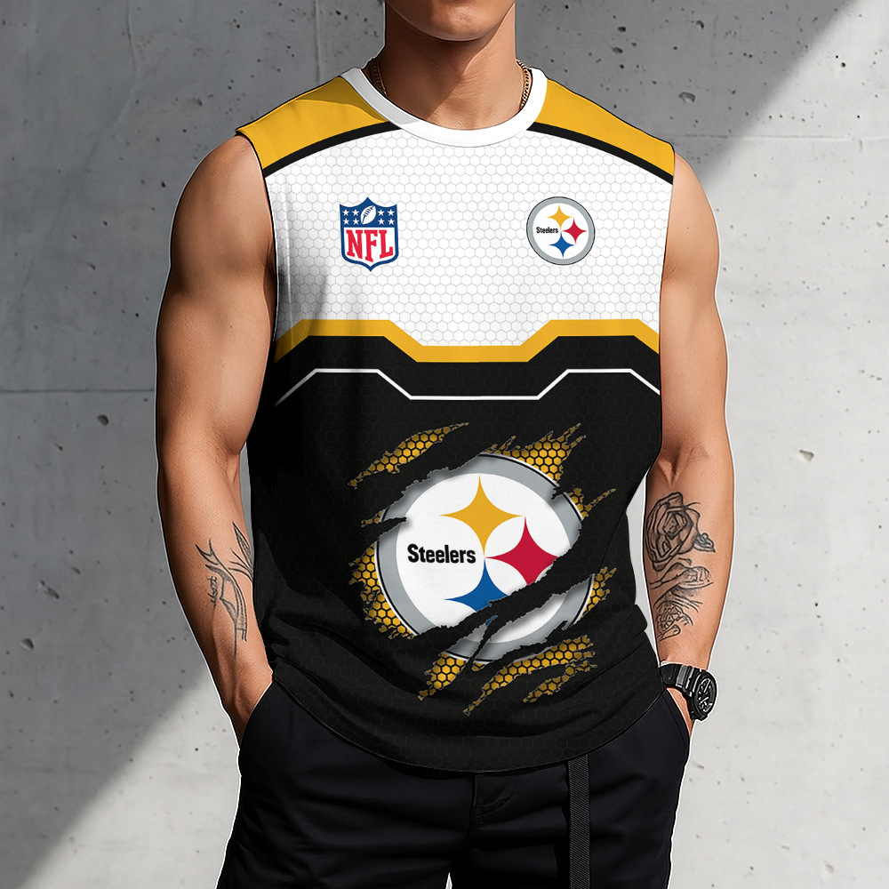 Limited Edition – Customized NFL Pittsburgh Steelers Men’s Gym Shirt
