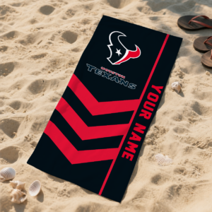 Limited Edition – Customized NFL Houston Texans Beach Towel