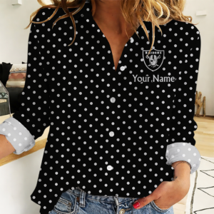 Limited Edition – Customized NFL Las Vegas Raiders Women Casual Shirt