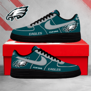 Limited Edition – Customized NFL Philadelphia Eagles Air Force 1 Shoes