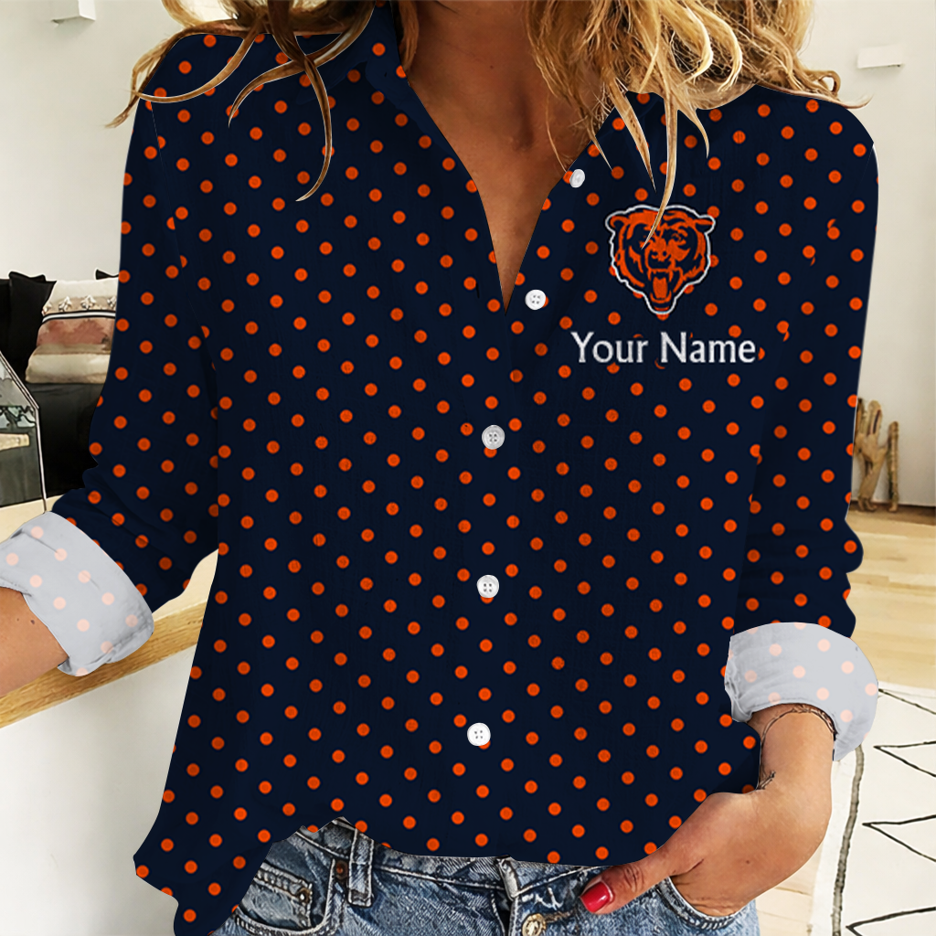 Limited Edition – Customized NFL Chicago Bears Women Casual Shirt