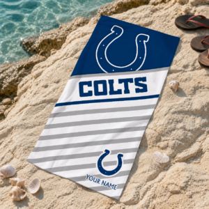 Limited Edition – Customized NFL Indianapolis Colts Beach Towel