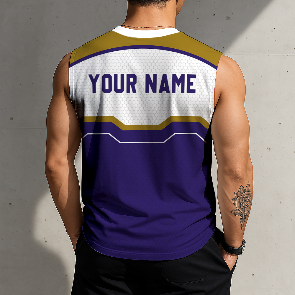 Limited Edition – Customized NFL Baltimore Ravens Men’s Gym Shirt - Image 2