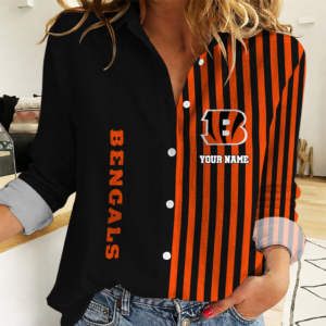 Limited Edition – Customized NFL Cincinnati Bengals Women Casual Shirt