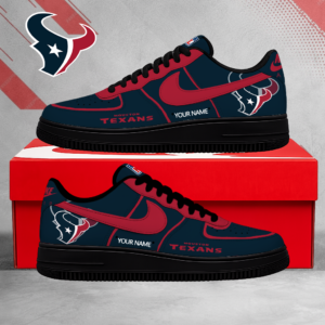 Limited Edition – Customized NFL Houston Texans Air Force 1 Shoes