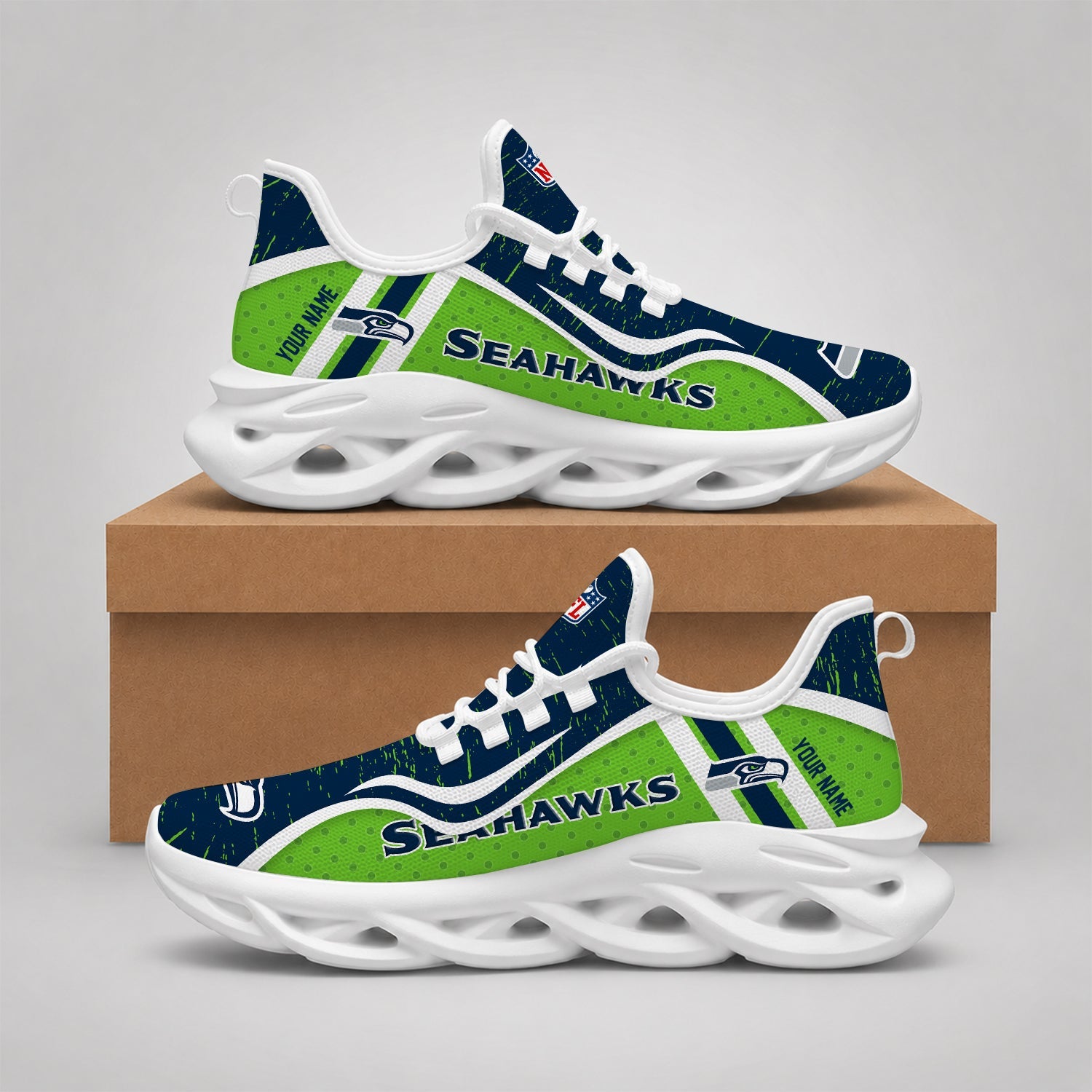 Limited Edition – Customized NFL Seattle Seahawks Max Soul Shoes