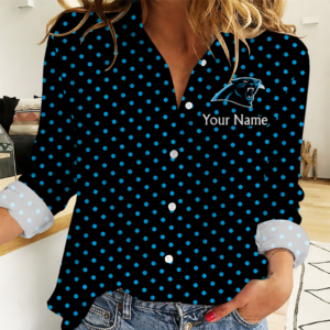 Limited Edition – Customized NFL Carolina Panthers Women Casual Shirt