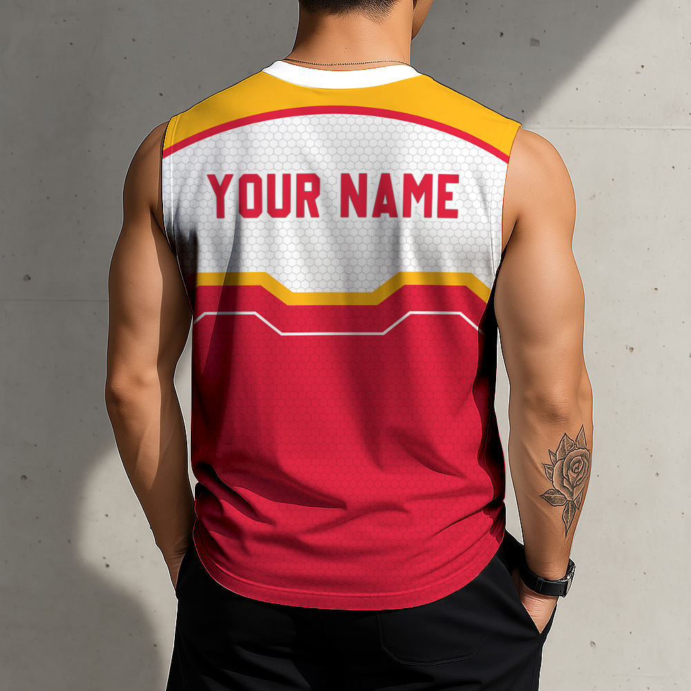 Limited Edition – Customized NFL Kansas City Chiefs Men’s Gym Shirt - Image 2