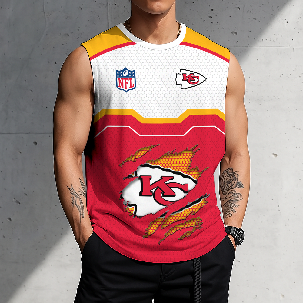 Limited Edition – Customized NFL Kansas City Chiefs Men’s Gym Shirt