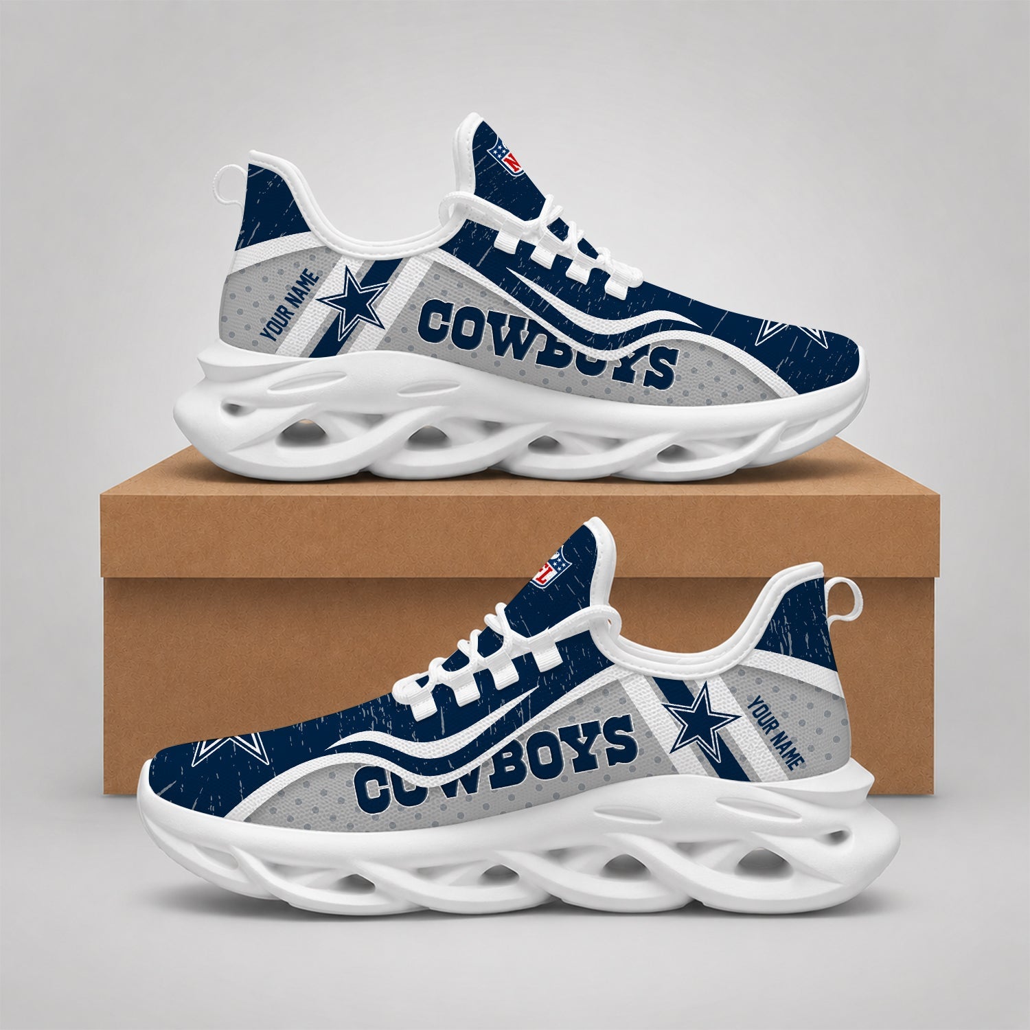 Limited Edition – Customized NFL Dallas Cowboys Max Soul Shoes