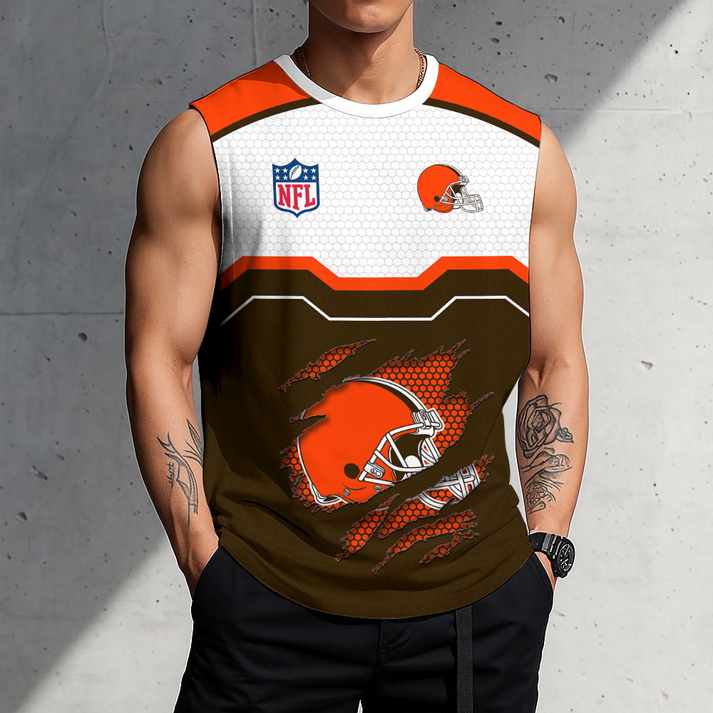 Limited Edition – Customized NFL Cleveland Browns Men’s Gym Shirt
