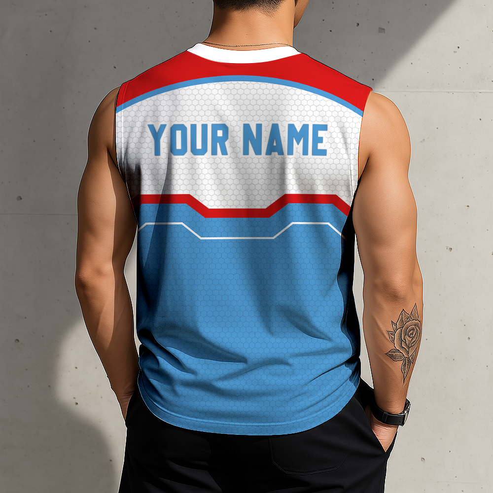 Limited Edition – Customized NFL Tennessee Titans Men’s Gym Shirt - Image 2