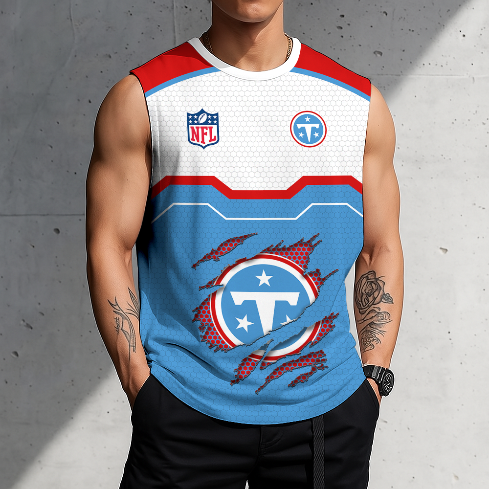 Limited Edition – Customized NFL Tennessee Titans Men’s Gym Shirt