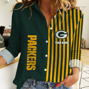 Limited Edition – Customized NFL Green Bay Packers Women Casual Shirt