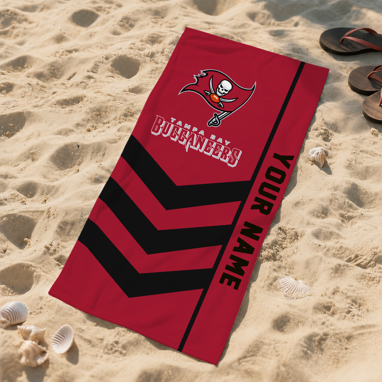 Limited Edition – Customized NFL Tampa Bay Buccaneers Beach Towel