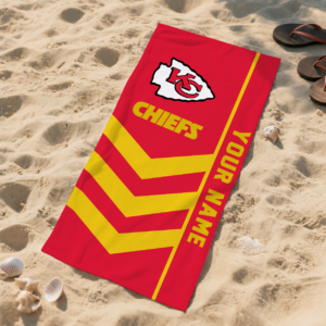 Limited Edition – Customized NFL Kansas City Chiefs Beach Towel