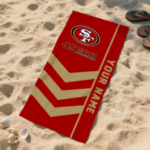 Limited Edition – Customized NFL San Francisco 49Ers Beach Towel