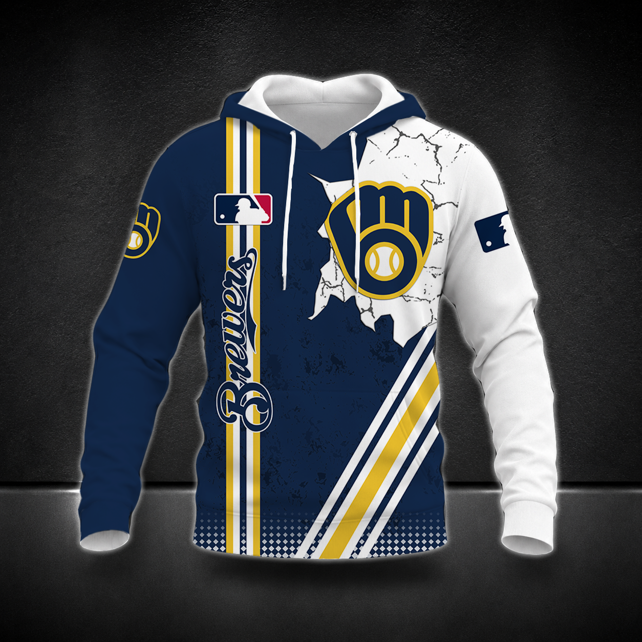 Limited Edition – Customized MLB Milwaukee Brewers T-Shirt, Sweatshirt, Hoodie & Zip Hoodie