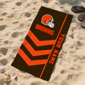 Limited Edition – Customized NFL Cleveland Browns Beach Towel