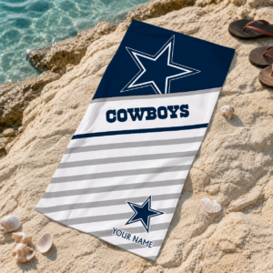 Limited Edition – Customized NFL Dallas Cowboys Beach Towel