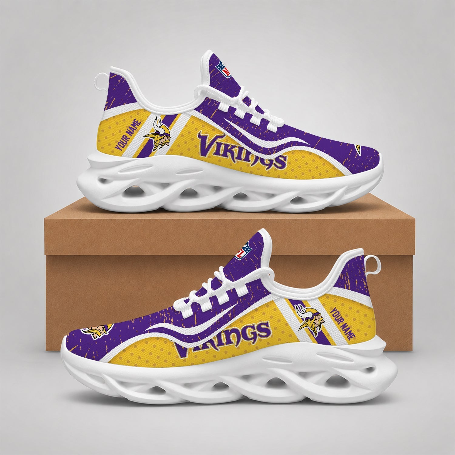 Limited Edition – Customized NFL Minnesota Vikings Max Soul Shoes