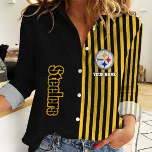 Limited Edition – Customized NFL Pittsburgh Steelers Women Casual Shirt